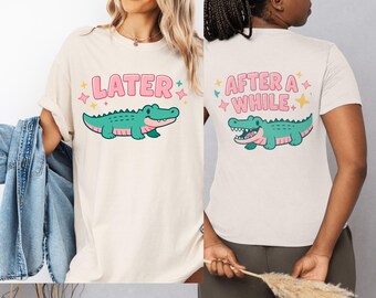 Later Gator PNG, After While Crocodile PNG, Trendy PNG, Catch Phrase Png, Cute Png, Girly Png, Funny Png