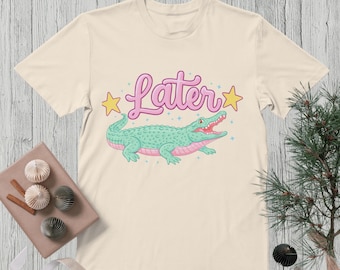 Later Alligator PNG, After While Crocodile PNG, Trendy PNG, Catch Phrase Png, Preppy png, Girly Sublimation, Later Gator Png