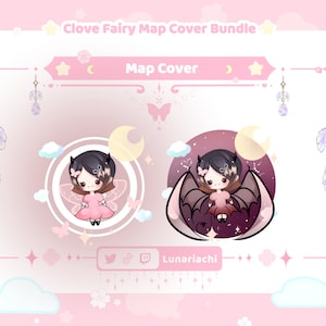 Valorant Cute Clove Fairy/Devil Overlay, Kartenhülle Bundle | auf Twitch, Discord, Youtube