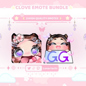 valorant clove custom twitch emotes for your twitch chat stream package | twitch emotes custom