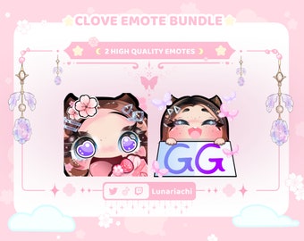 Paquete de gestos Clove: paquete de transmisión de Twitch personalizada de Valorant