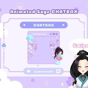 Twitch Chatbox | Valorant Sage Animated
