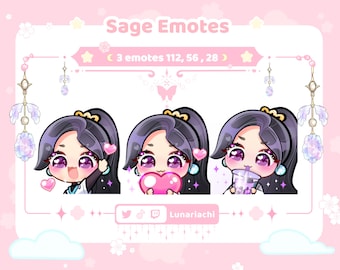 Valorant Sage Twitch Emotes Bundle | Twitch, Discord, YouTube
