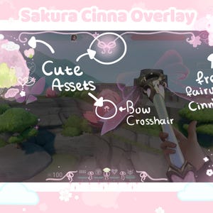 Sakura Cinnamon Valorant Overlay | HUD Customizable Valorant Game | Cute Stream Overlay Twitch OBS YouTube | Valorant Emotes
