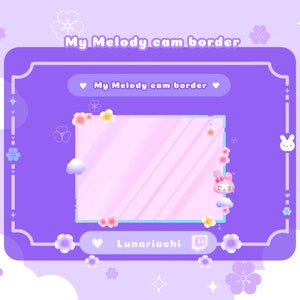 Confine carino e kawaii con coniglietto Melodyy Cam / Twitch