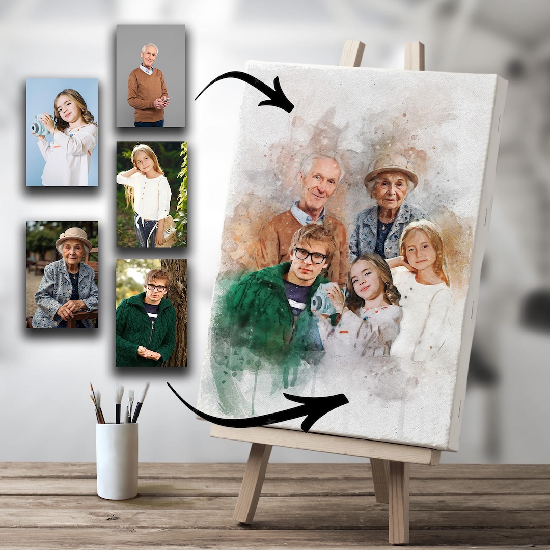 Add Loved One to Photo, Loss of Father-mother, Family Portrait From ...