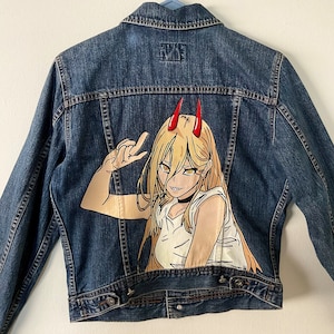 Anime Jacket Hand Painted