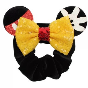 Mickey Ear Scrunchie Bobble Characters