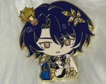 Chibi Dr.Ratio HSR honkai star rail enamel pin