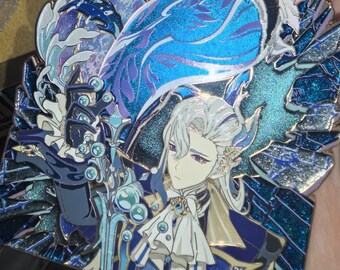 Genshin Impact Neuvillette enamel pin