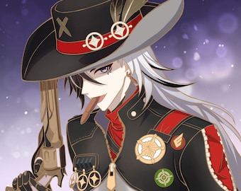Boothill HSR honkai star rail enamel pin