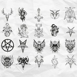 Devil Symbols - Etsy