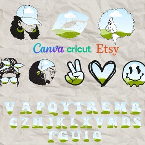ENTIRE STORE - Mega Bundle - Editable Canva Frames Template - Easy Drag and Drop - Design Digital Element - Add Your Own Pattern on CANVA