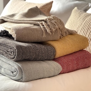 Neringa Throw - Black Beige