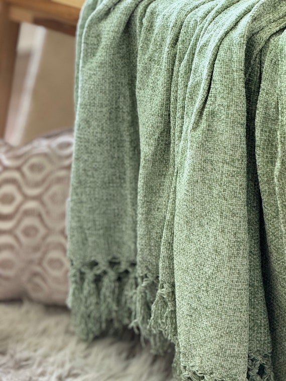 Pale green blanket hotsell