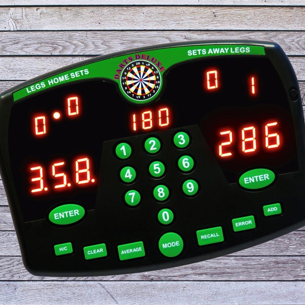 Darts Deluxe Electronic Darts Scorer Darts Scoreboard