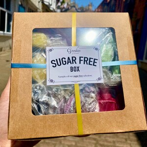 Sugar Free Sweet Gift Box | Retro Candy Selection | Birthday Present | Old Fashioned Sweet Shop imagem 2