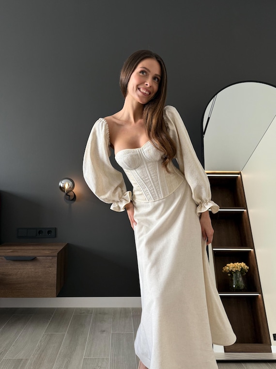 corset dress wedding guest Corset wedding dress, wedding gown ivory corset, custom wedding guest dress