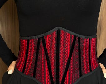 Gorset pod biust, gorset pod biustem w talii, gorset renesansowy, gorset wiktoriański, męski pas gorsetowy