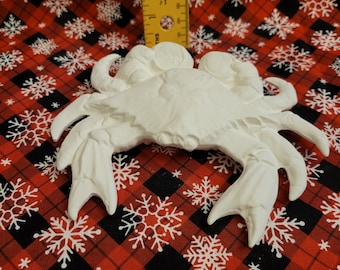 FREE USA Ship! Blue Crab! U Paint Ceramic Bisque! Unpainted Ready to Paint! WOW!