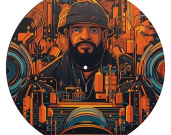 Record slip mat for DJ Vinyl slipmat