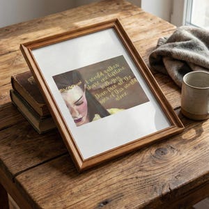 Arwen Undomiel Art Print, Elven Princess Watercolor + 2 Bonus Posters (Digital Download)