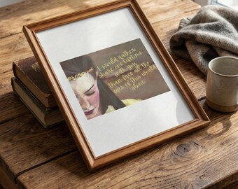 Arwen Undomiel Art Print, Elven Princess Watercolor + 2 Bonus Posters (Digital Download)