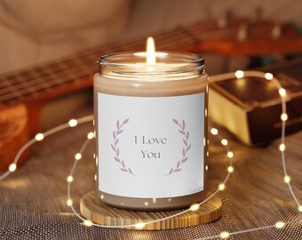 Scented Candle, 9oz I Love You