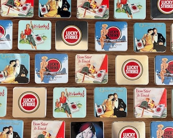 Latas vintage de Lucky Strike