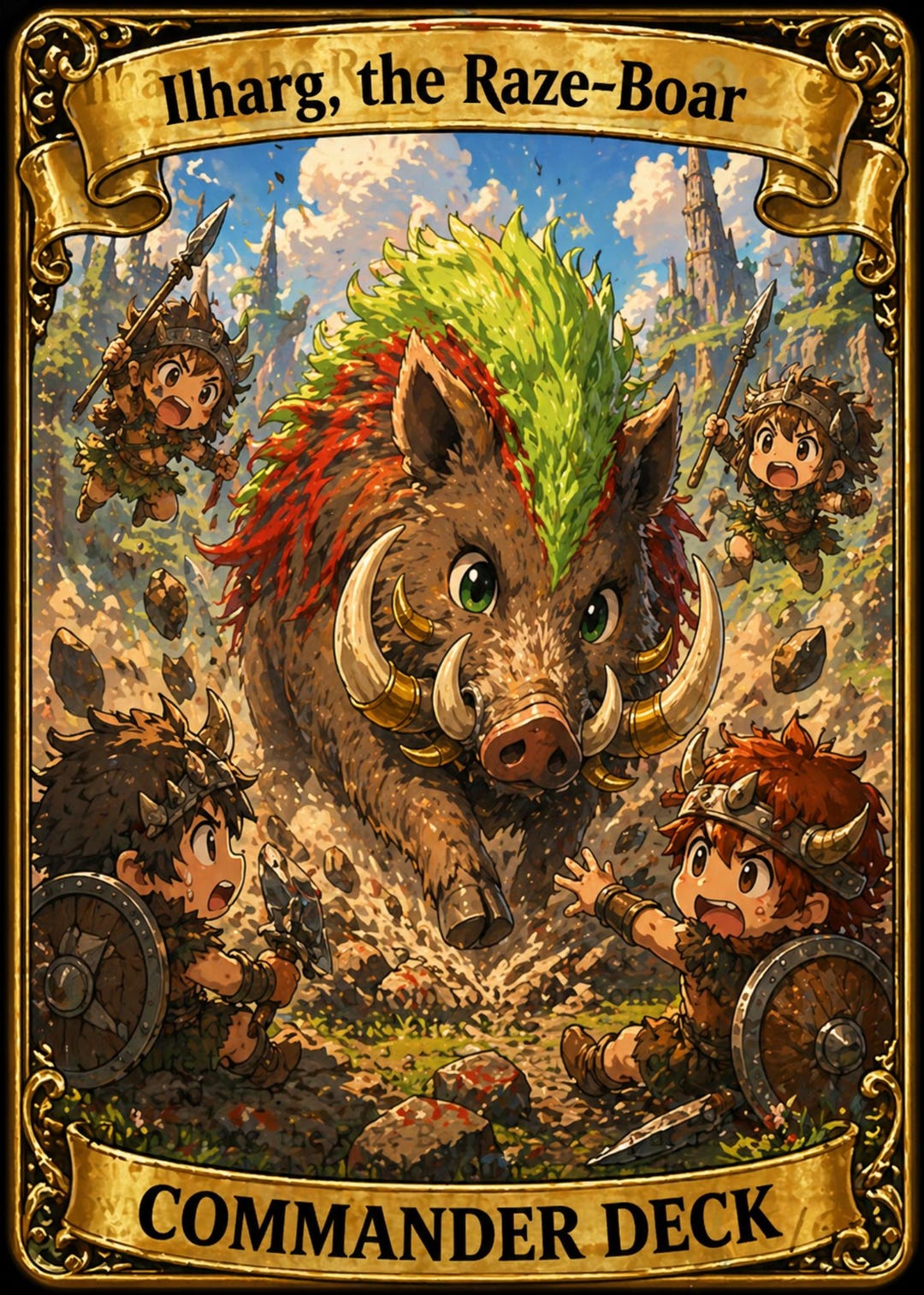 Ilharg, the Raze-boar EDH Commander Deck Our Elite Series Precon Decks ...