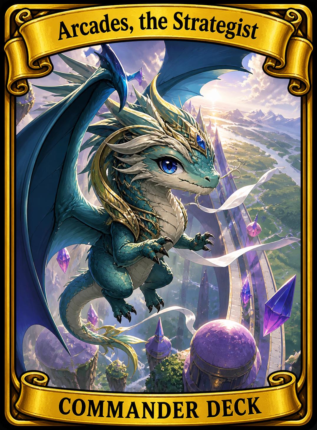 king ghidorah mtg commander deck MTG Commander Deck EDH Deck Arcades, the Strategist 100 Magic Cards –  Moonveil Games