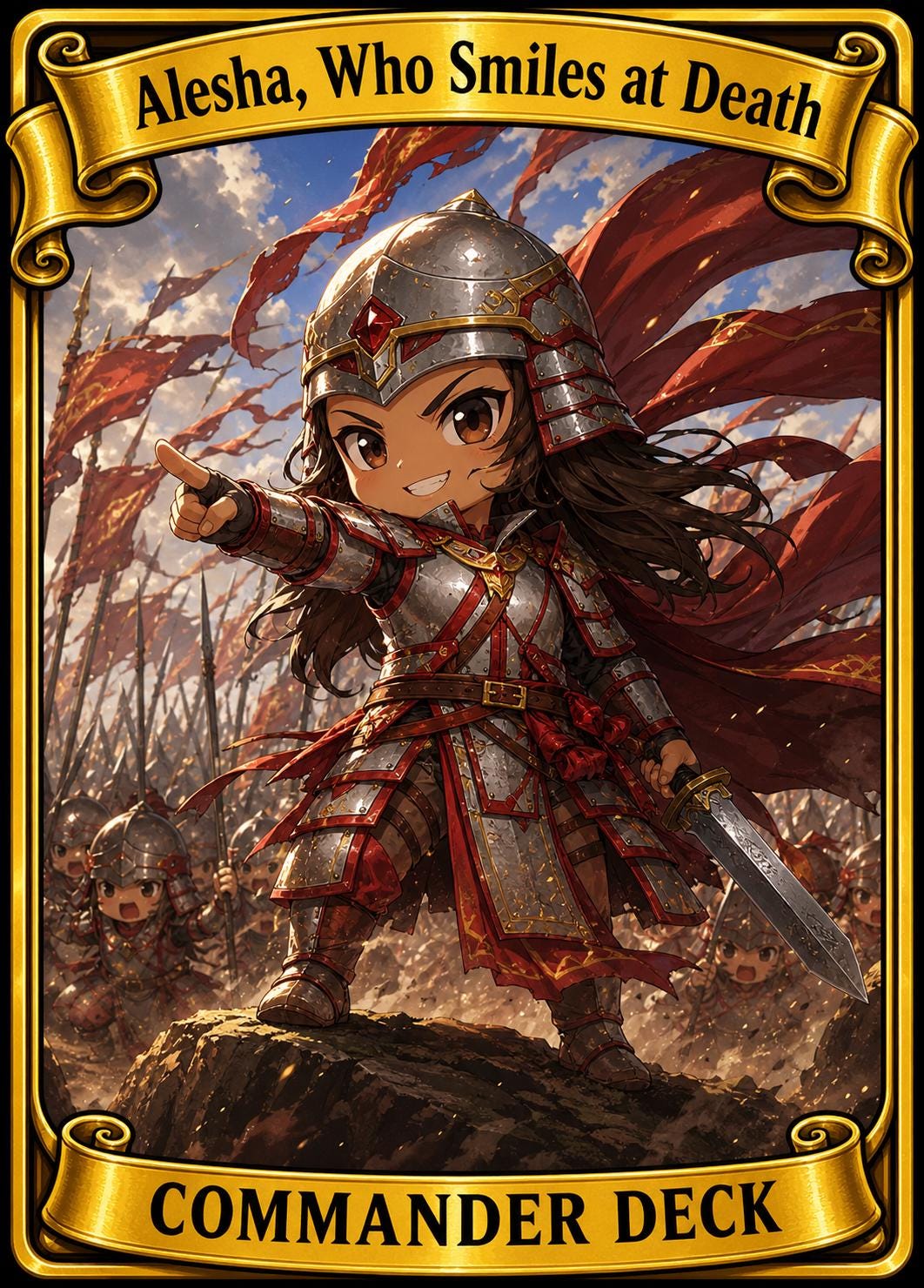 mtg alesha commander deck What cards are good for Alesha, Who Laughs at Fate in a discard/reanimate Magic: The Gathering deck? Our history is one hand reaching out to another. Duel-Commander alesha deck by H3zy