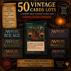 old mtg cards for sale Found a bunch of cards all good condition vintage sets around 1995, not for sale, but thoughts? Anything I should look out for? And are they expensive again not for sale just