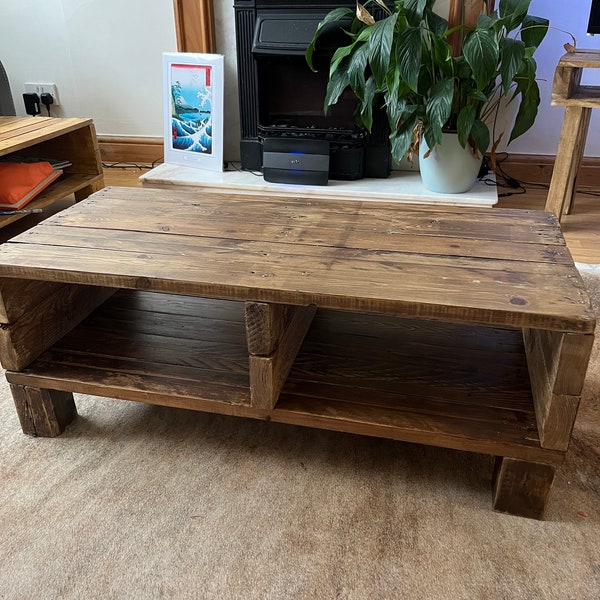 Reclaimed Wood Coffee Table Etsy