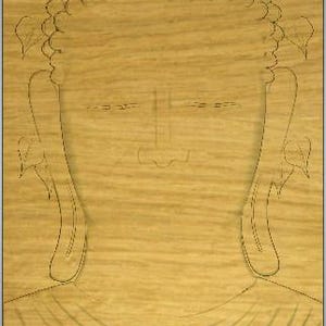 Buddha 3D Relief STL RLF File | CNC Wood Carving Design | Vectric ...