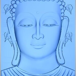 Buddha 3D Relief STL RLF File | CNC Wood Carving Design | Vectric ...