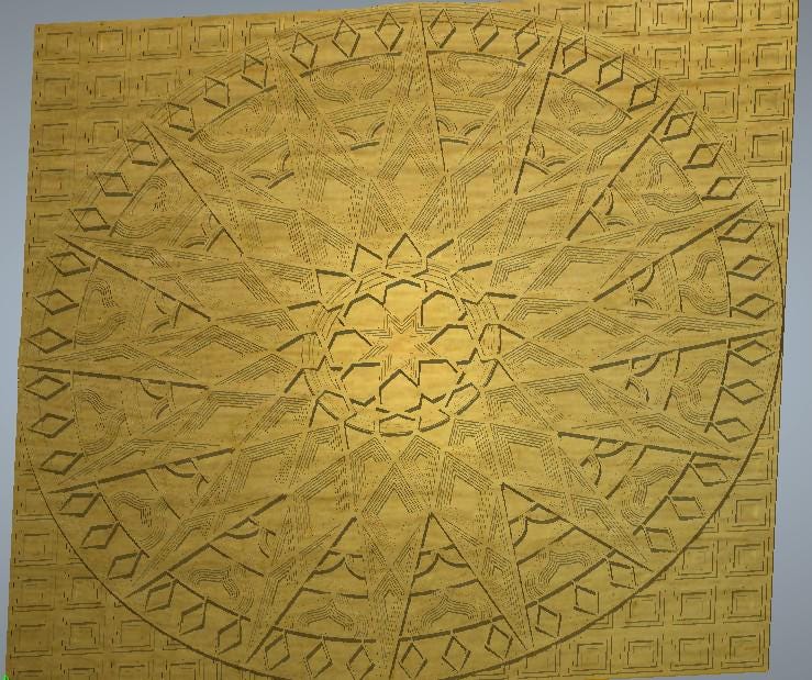 Mandala 3D Relief STL RLF File | CNC Carving Design | Spiritual Wall ...