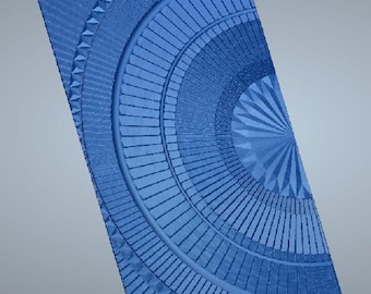 Diseño de panel tallado CNC: Archivo STL RLF de puerta india 3D (descarga digital)