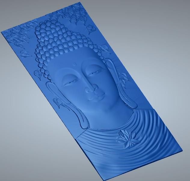 Buddha 3D Relief STL RLF File | CNC Wood Carving Design | Vectric ...