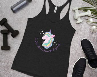The Frequency Lifter Racerback