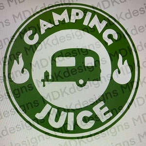 Camping SVG Starbucks Inspired Logo