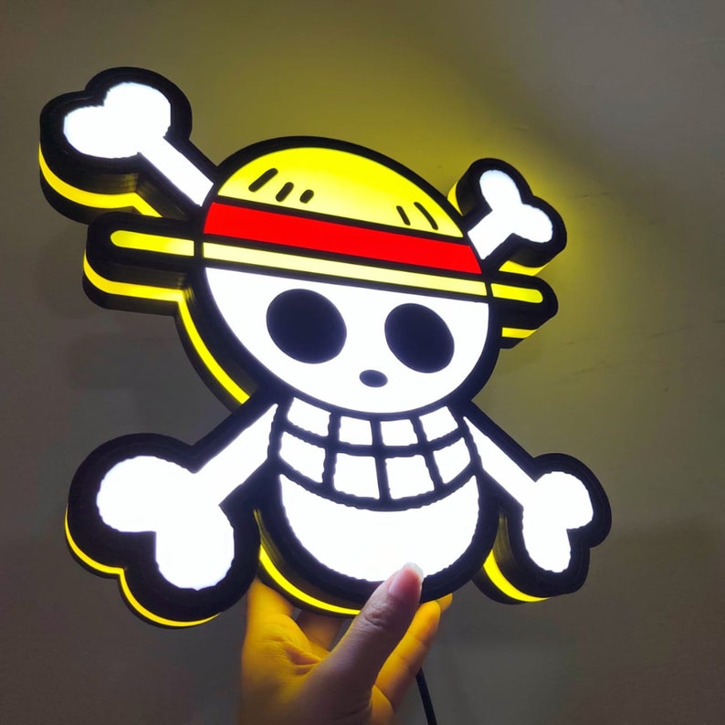 One Piece LED Light Box USB Plug in & Fully Dimmable and Etsy