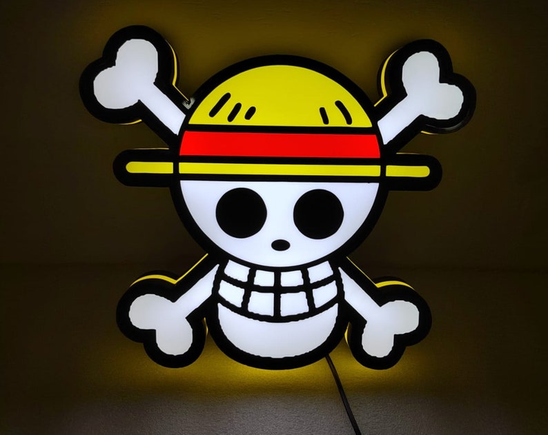 One Piece LED Light Box USB Plug in & Fully Dimmable and Etsy