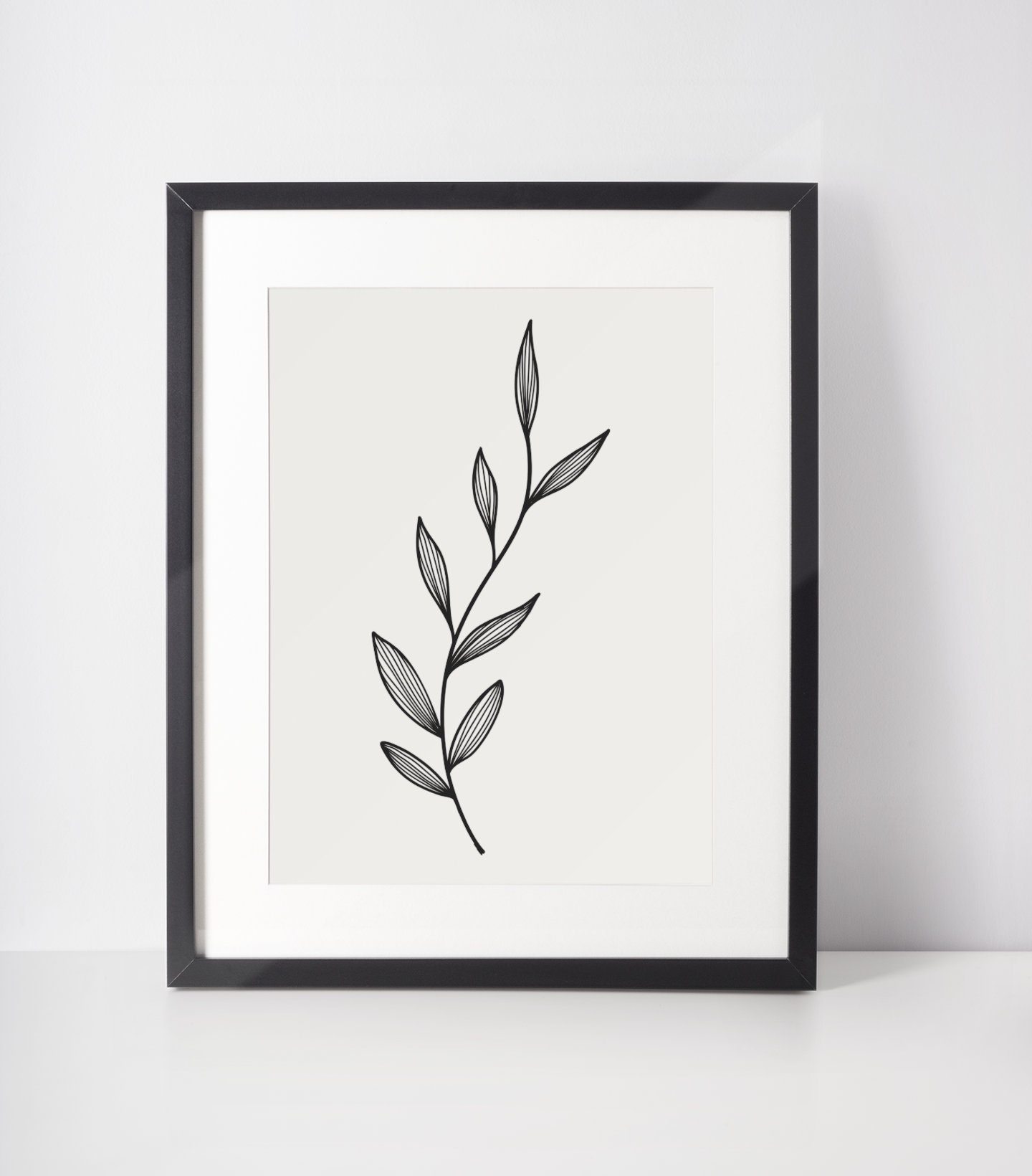 Plant Print, Wall Decor, Digital Download Print Out, Wall Art