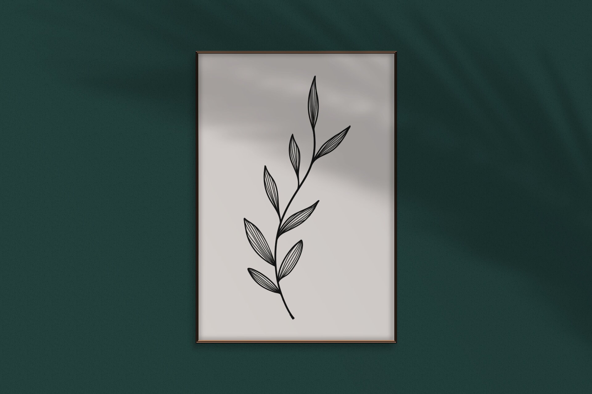 Plant Print, Wall Decor, Digital Download Print Out, Wall Art