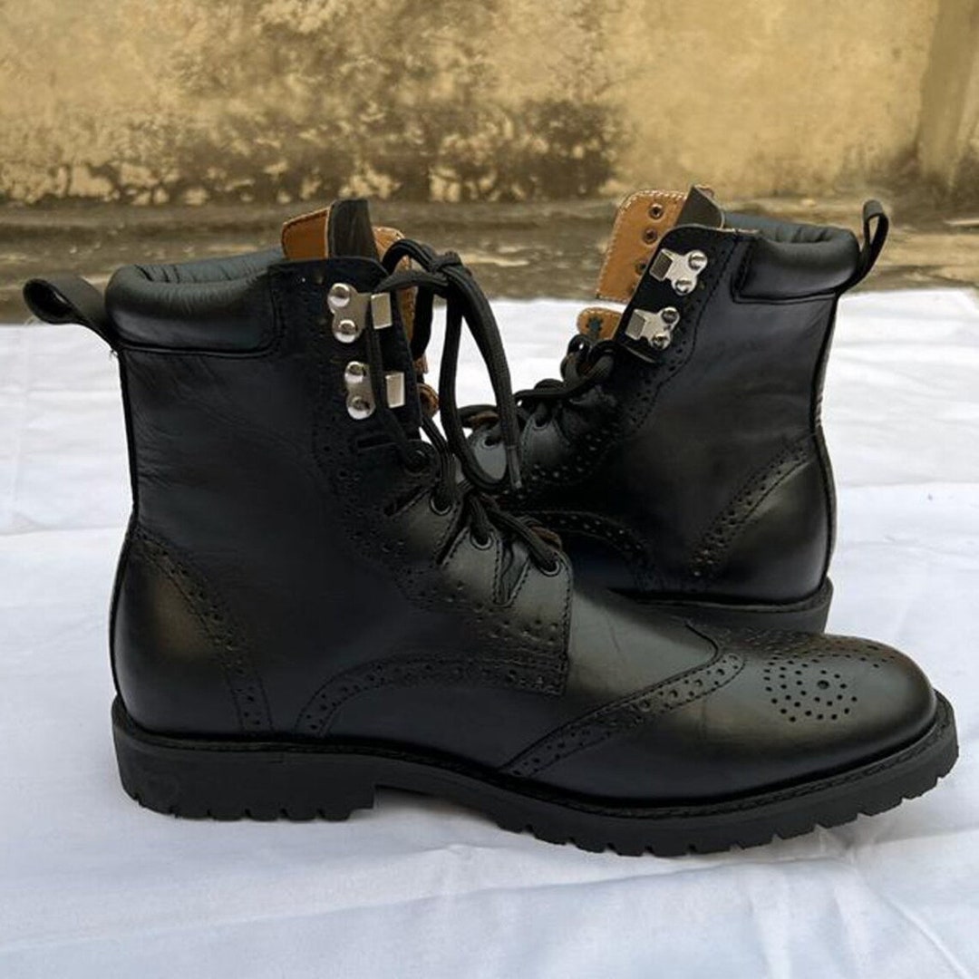 New Kilt Ghillie Brogue Scottish Kilt Boots Rubber Sole Kilt Etsy