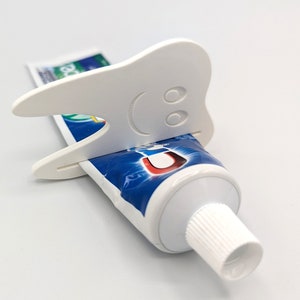 Zahnpasta Tube Squeezer Tooth geformt und anpassbar, Geschenk für Zahnarzt, Zahnarztpraxis