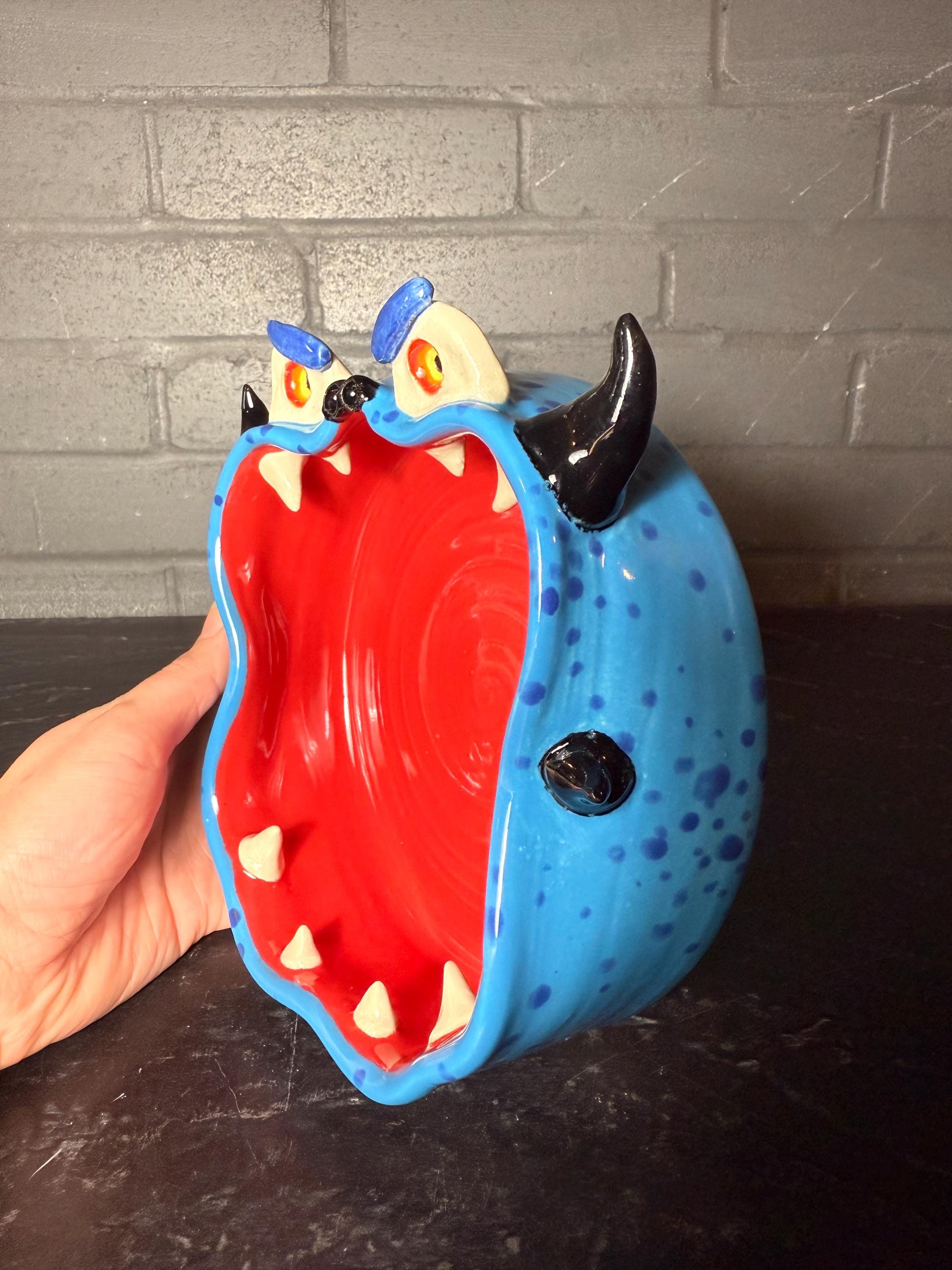 Open Mouth Monster Bowl *MELVIN* - Etsy