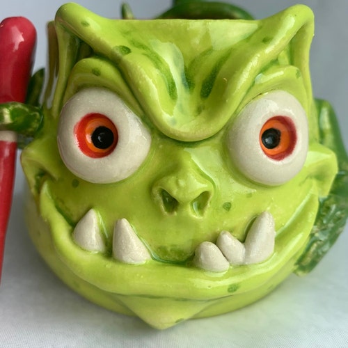 Open Mouth Monster Bowl *MELVIN* - Etsy