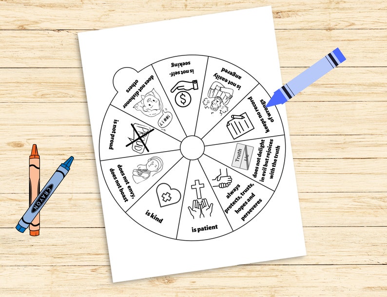Love is Patient Sunday School Craft, 1 Corinthians 13 Bible Story ...